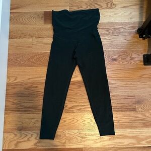 Beyond Yoga spacedye green maternity leggings